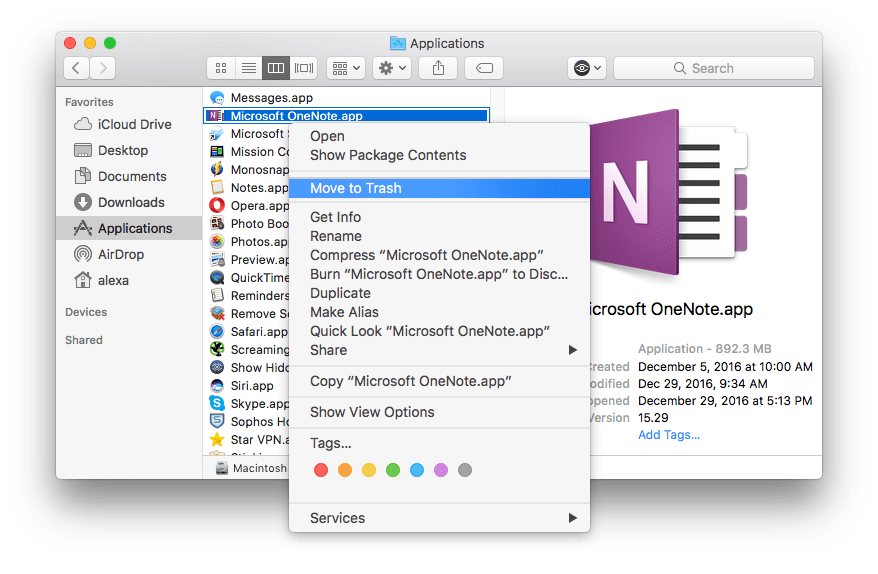 where is find tags on onenote for mac